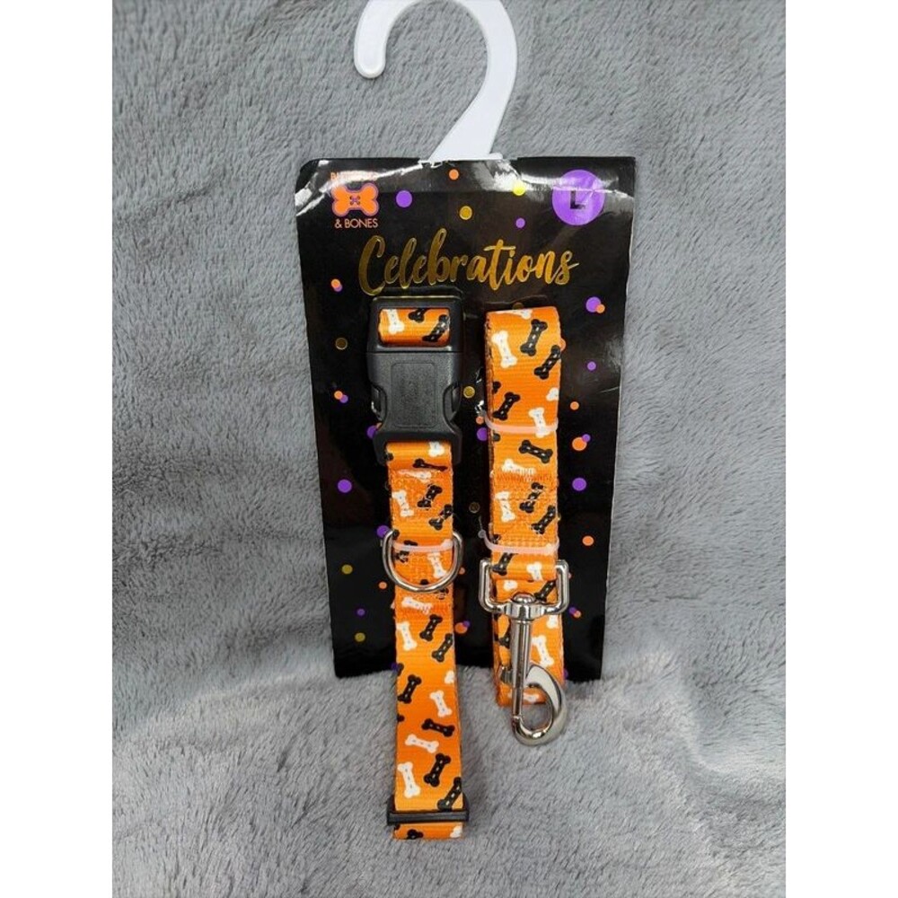 Dog leash Halloween themed new with tags